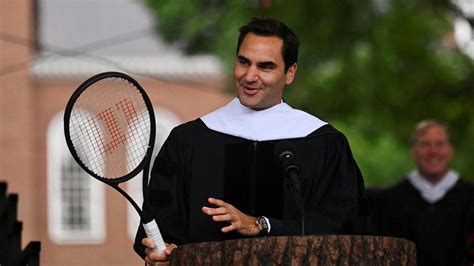 Roger Federer’s Graduation Speech Becomes an Online Hit.